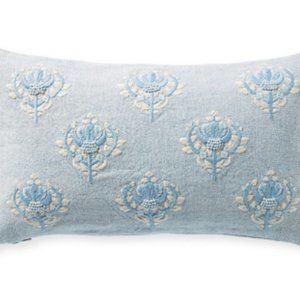 Serena & Lily Kemp blue pillow cover 12 x 12